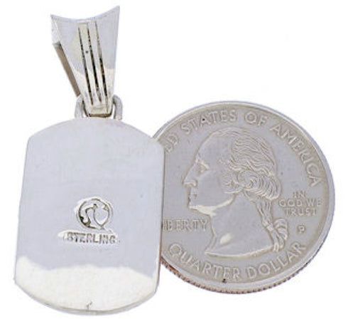 Southwest Silver Multicolor Pendant MW75205